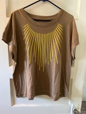 Hand printed Short-Sleeved graphic tee